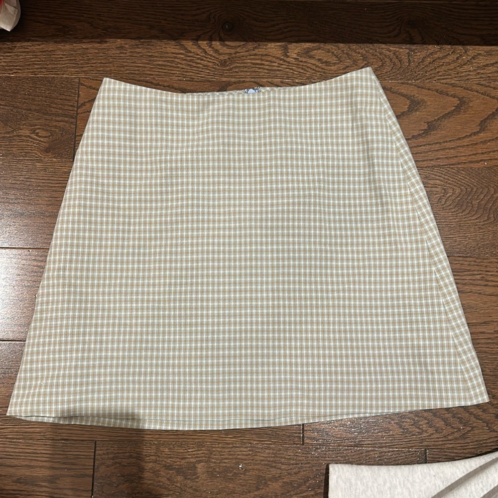 Wilfred gingham skirt